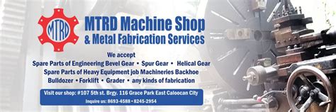 metal fabrication caloocan|mtrd machine shop caloocan.